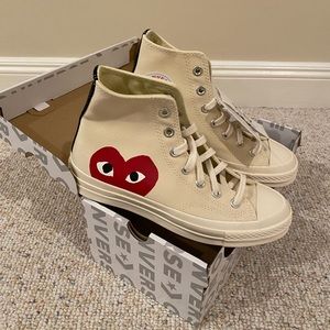 RARE BRAND NEW Comme Des Garçons CDG Play converse